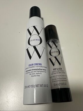 🐬 NEW Color WOW Styling Foam & Pop & Lock Haircare Products